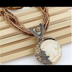 Gem Crystal Multilayer Beads Chain Bohemia
